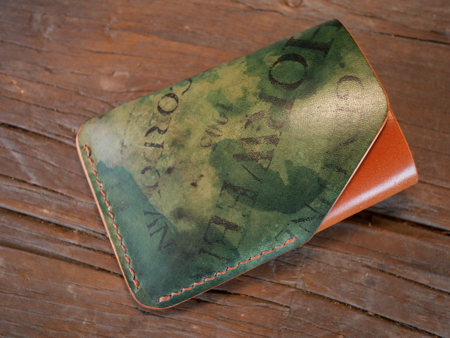 Reverse green and Ameretto double wren